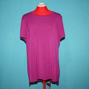 Short Sleeve Purple Top